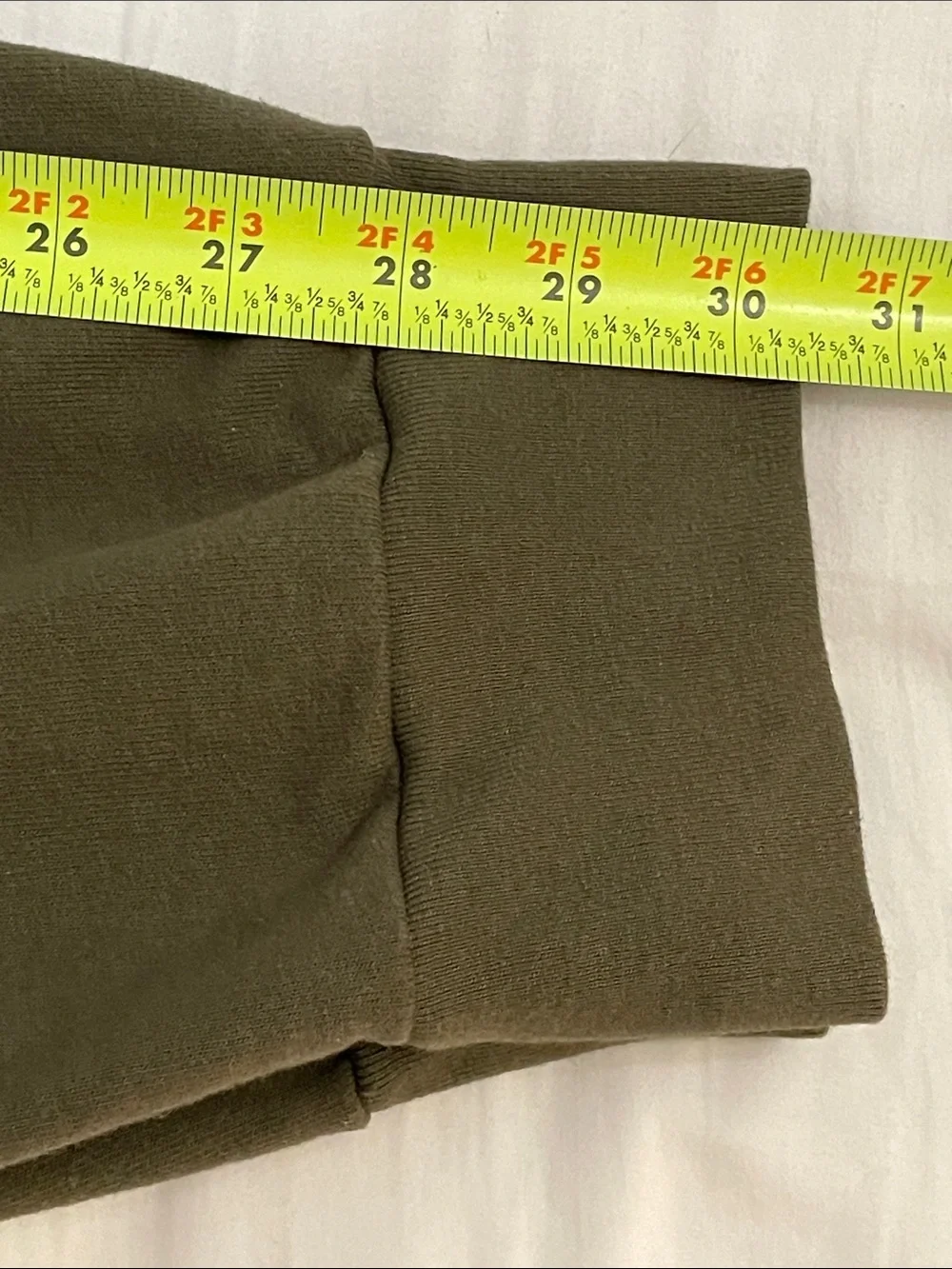 True Religion Mens Sweatpants Olive Army Green Horseshoe Logo Joggers XL